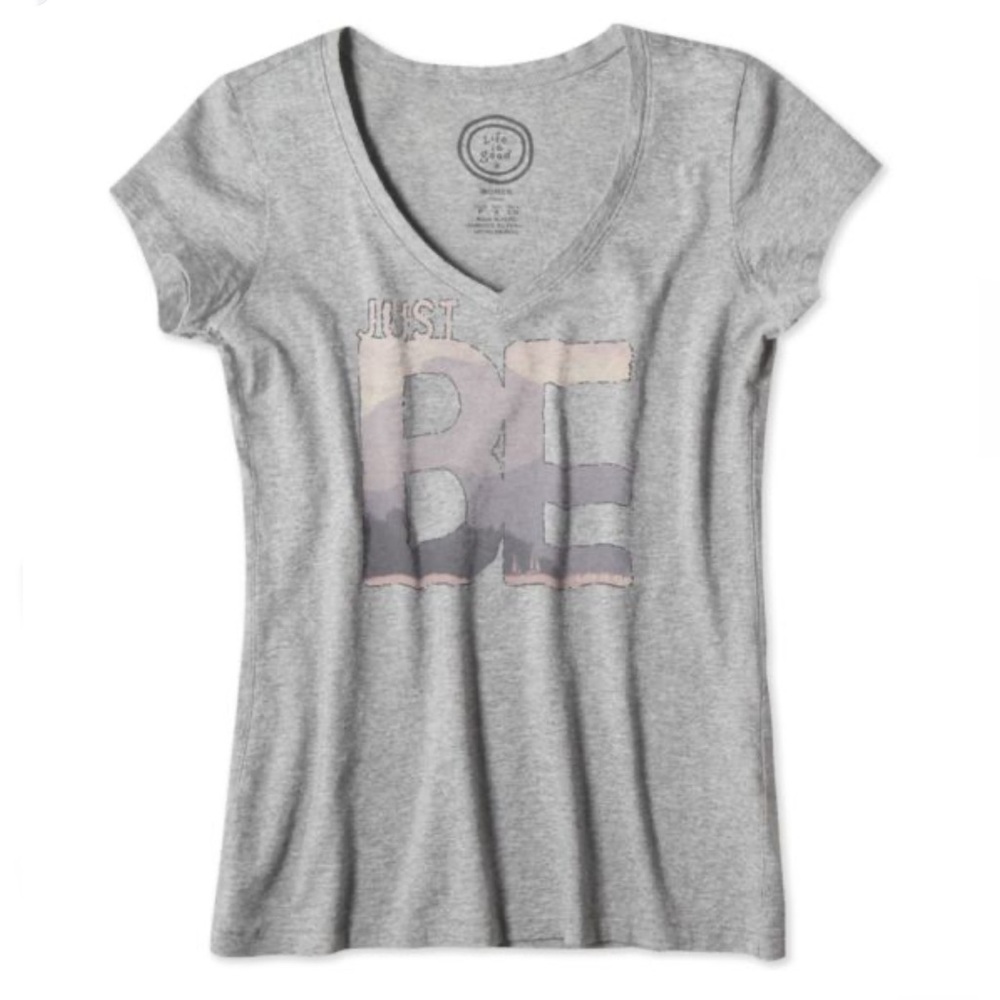 GUG- Life is Good ‘Be’ Short Sleeve Fitted T- Shirt